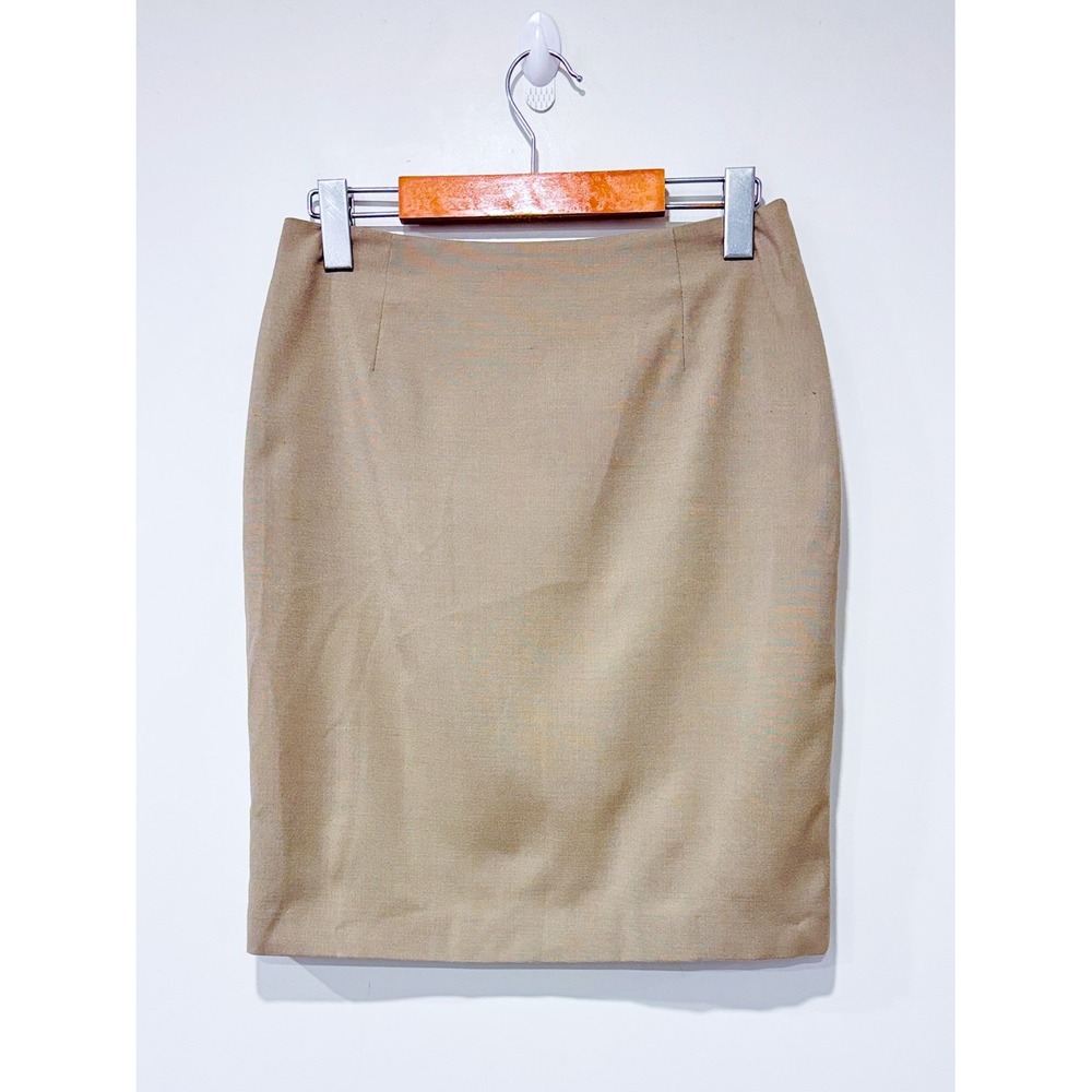 TRISTAN Beige pencil skirt | Classic office minimal | Size 1